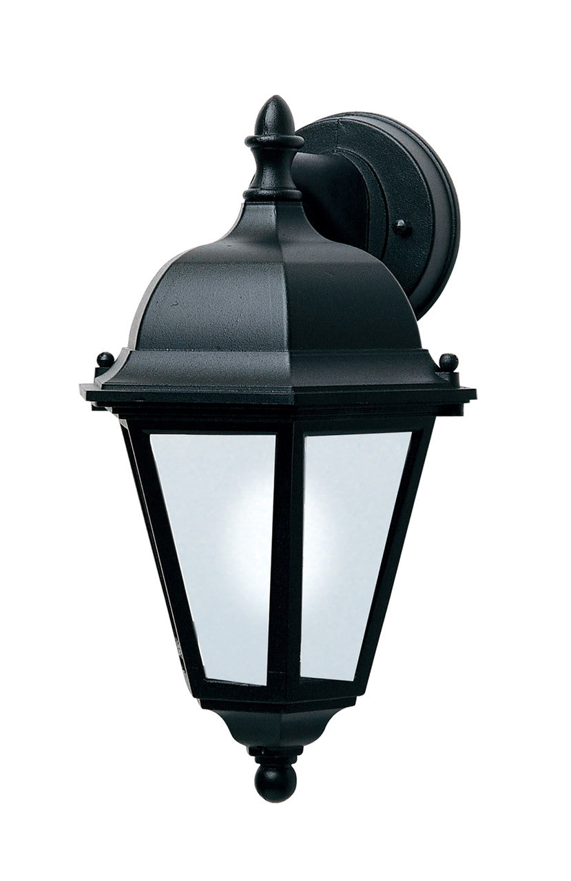 Maxim Westlake LED 1-Light Outdoor Wall Lantern in Black 65100BK