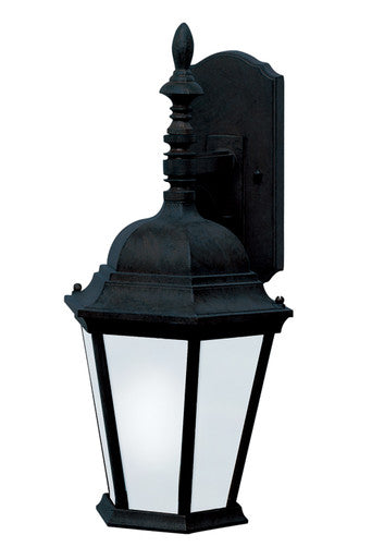 Maxim Westlake LED 1-Light Outdoor Wall Lantern in Black 65104BK