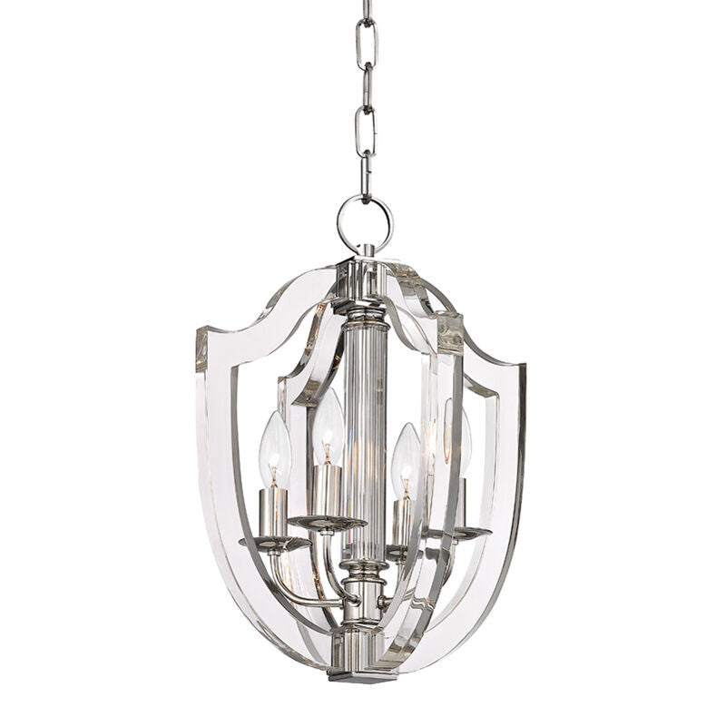 Hudson Valley Lighting Arietta Pendant in Polished Nickel 6512-PN