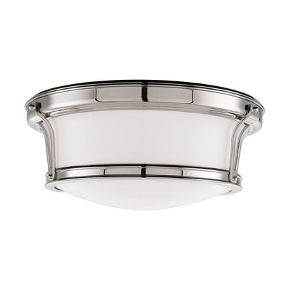 Hudson Valley Lighting Newport Flush Mount in Polished Nickel 6513-PN