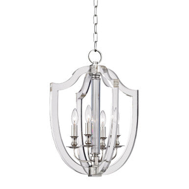 Hudson Valley Lighting Arietta Pendant in Polished Nickel 6516-PN