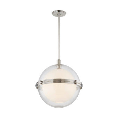 Hudson Valley Lighting Northport 1 Light Pendant In Polished Nickel 6518-PN