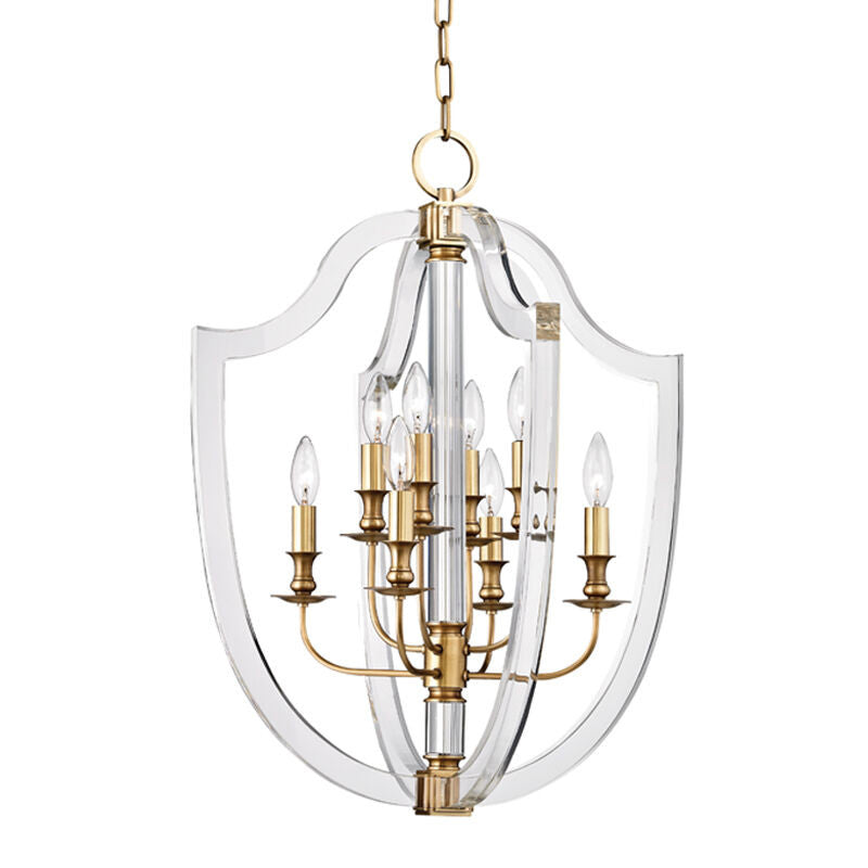 Hudson Valley Lighting Arietta Lantern in Aged Brass 6520-AGB