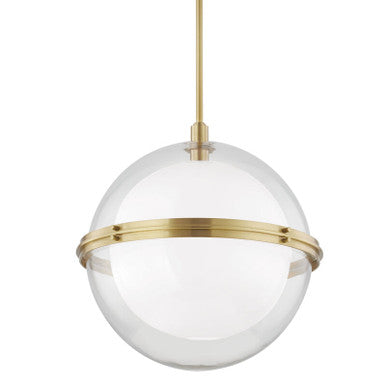 Hudson Valley Lighting Northport Pendant in Aged Brass 6522-AGB