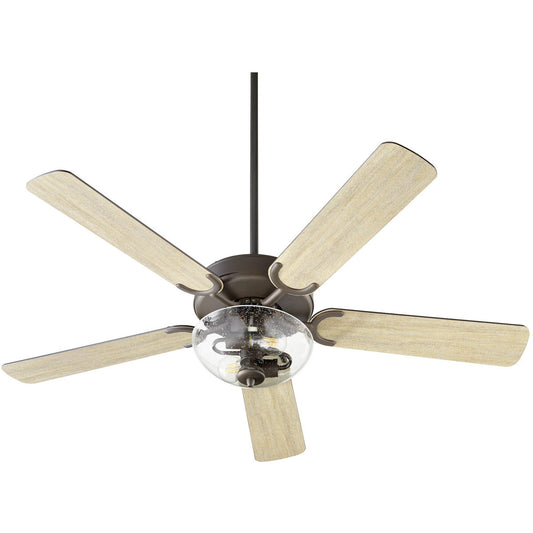 Quorum Virtue Ceiling Fan in Oiled Bronze 6525-2286