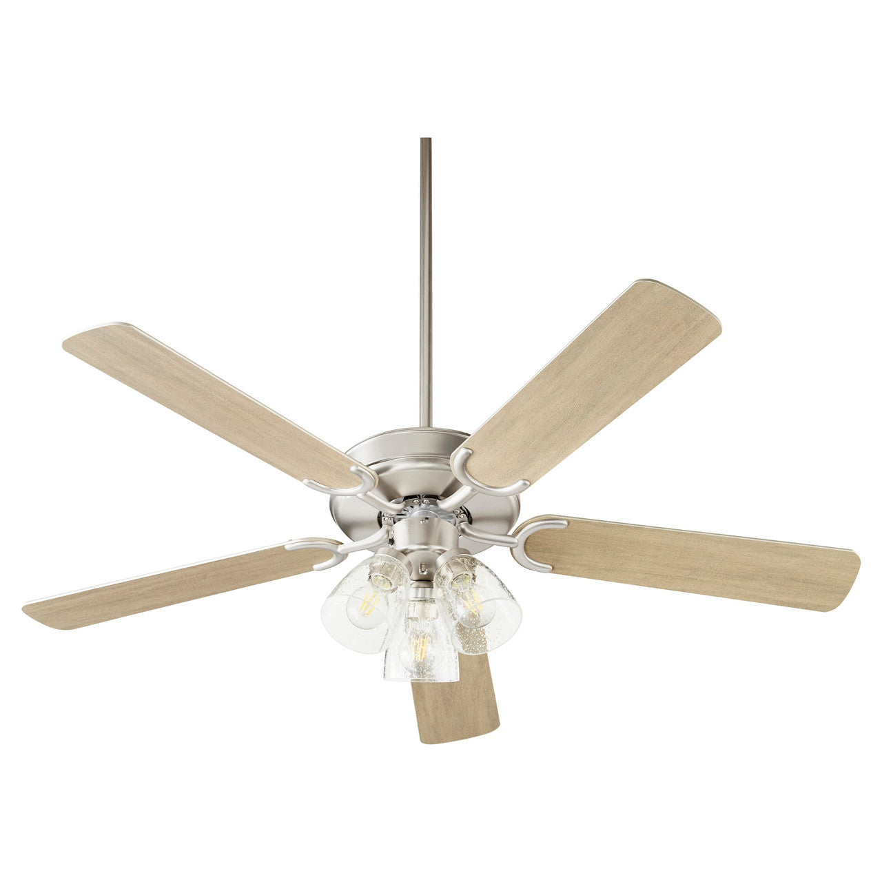 Quorum Virtue Ceiling Fan in Satin Nickel 6525-2365