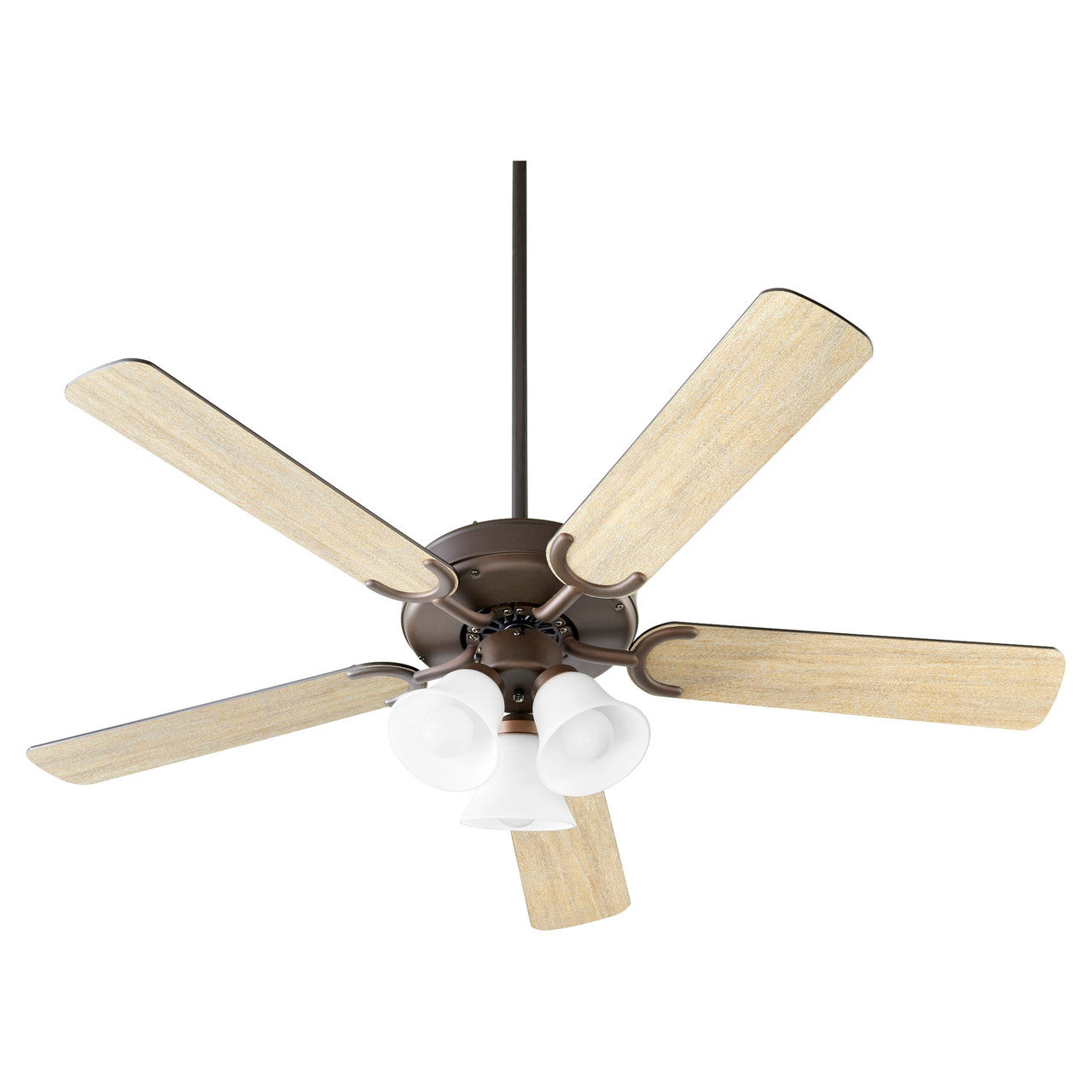 Quorum Virtue Ceiling Fan in Oiled Bronze 6525-386