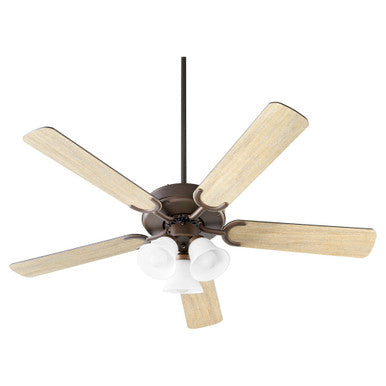 Quorum Virtue Ceiling Fan in Oiled Bronze 6525-386