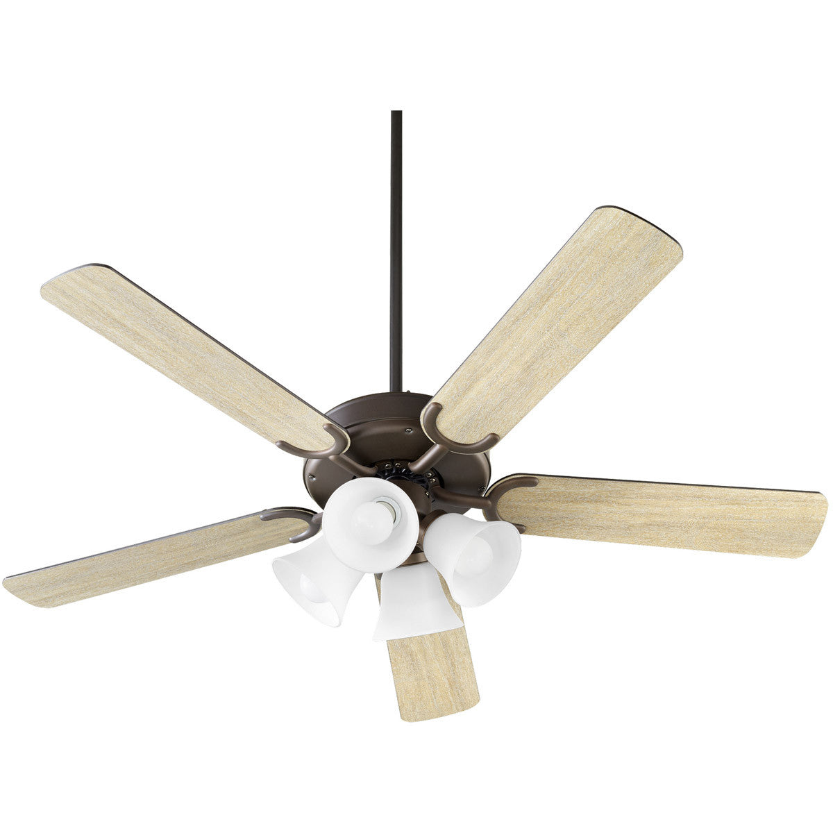 Quorum Virtue Ceiling Fan in Oiled Bronze 6525-486