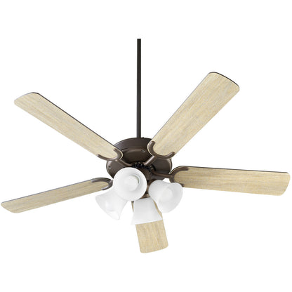 Quorum Virtue Ceiling Fan in Oiled Bronze 6525-486