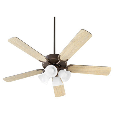 Quorum Virtue Ceiling Fan in Oiled Bronze 6525-486