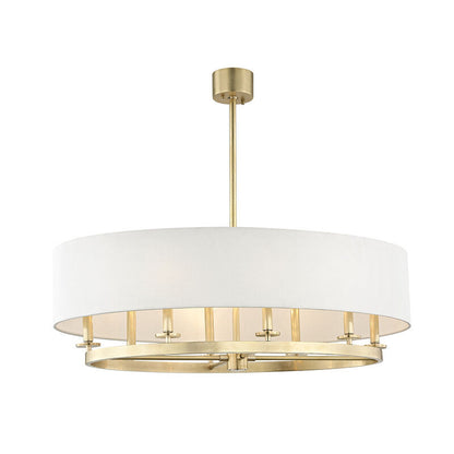 Hudson Valley Lighting Durham Linear in Aged Brass 6539-AGB