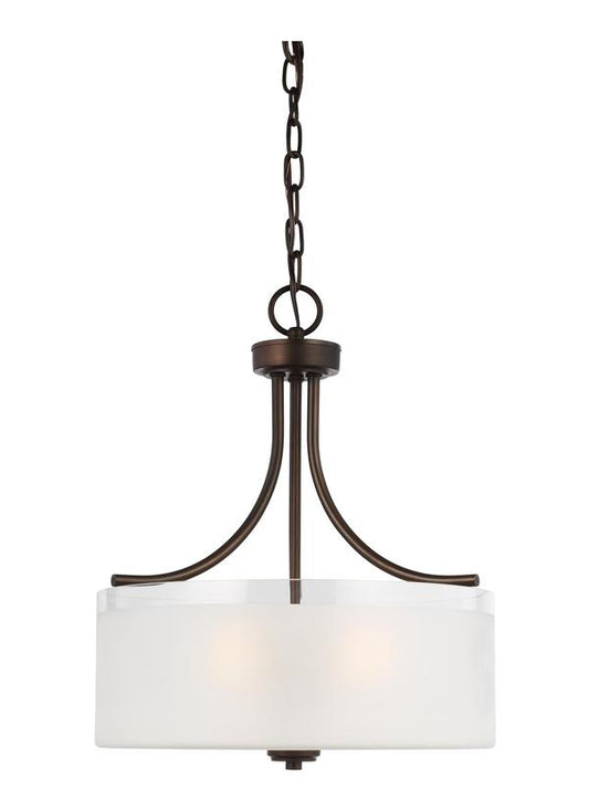 Generation Lighting Norwood Three Light Pendant in Bronze 6539803EN3-710