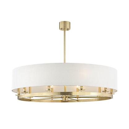 Hudson Valley Lighting Durham Chandelier in Aged Brass 6542-AGB