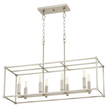 Quorum Olympus Pendant in Satin Nickel 656-8-65