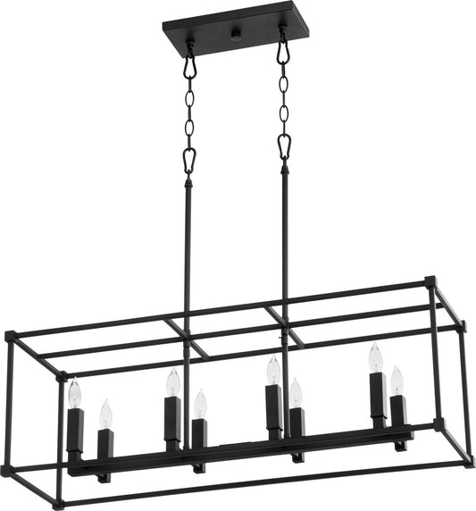 Quorum Olympus Pendant in Textured Black 656-8-69