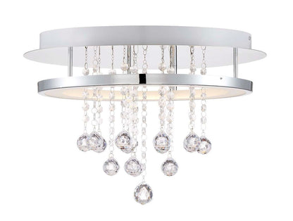 Arnsberg Dorian LED Ceiling Light in Chrome 657211806