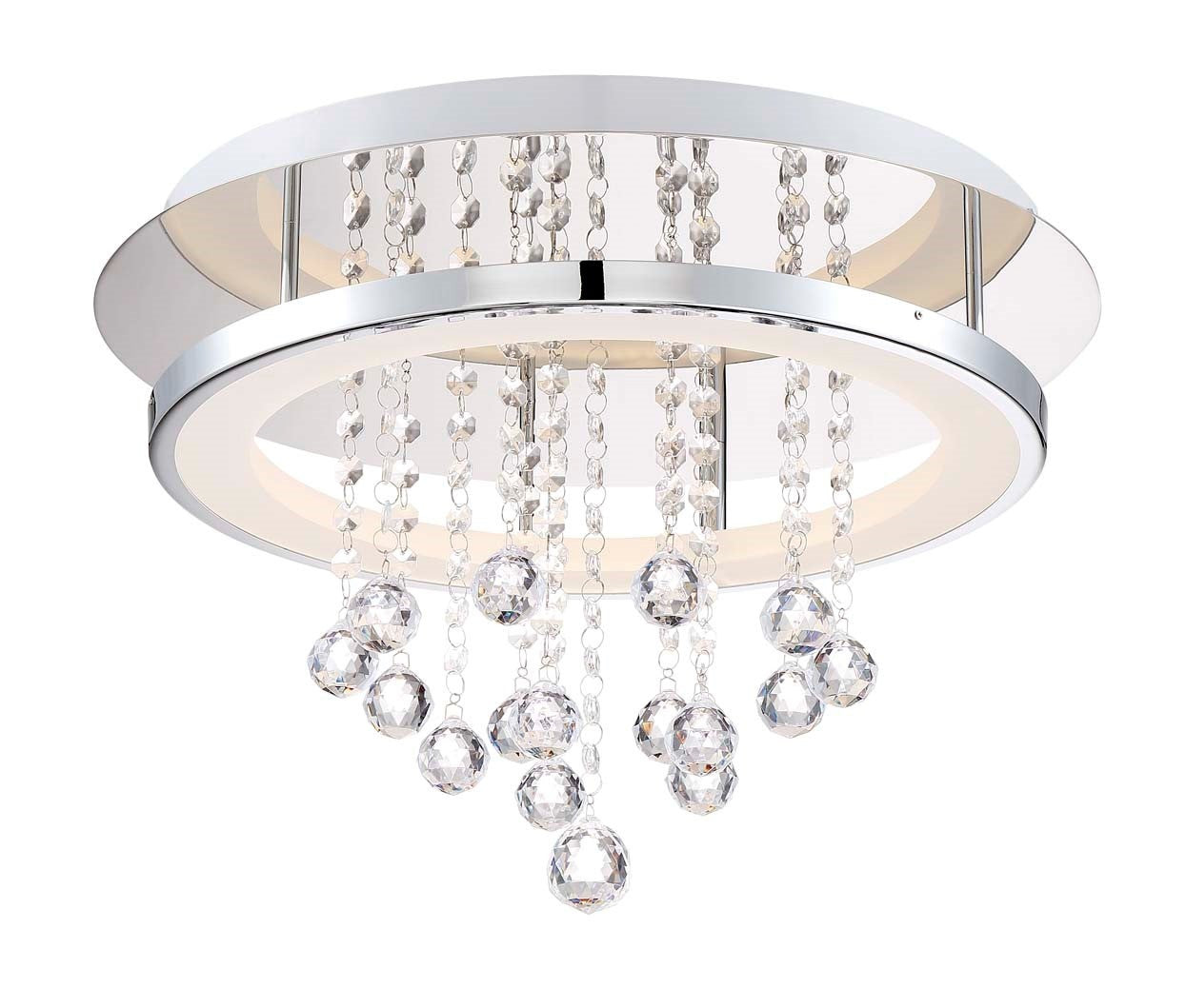 Arnsberg Dorian LED Ceiling Light in Chrome 657211806