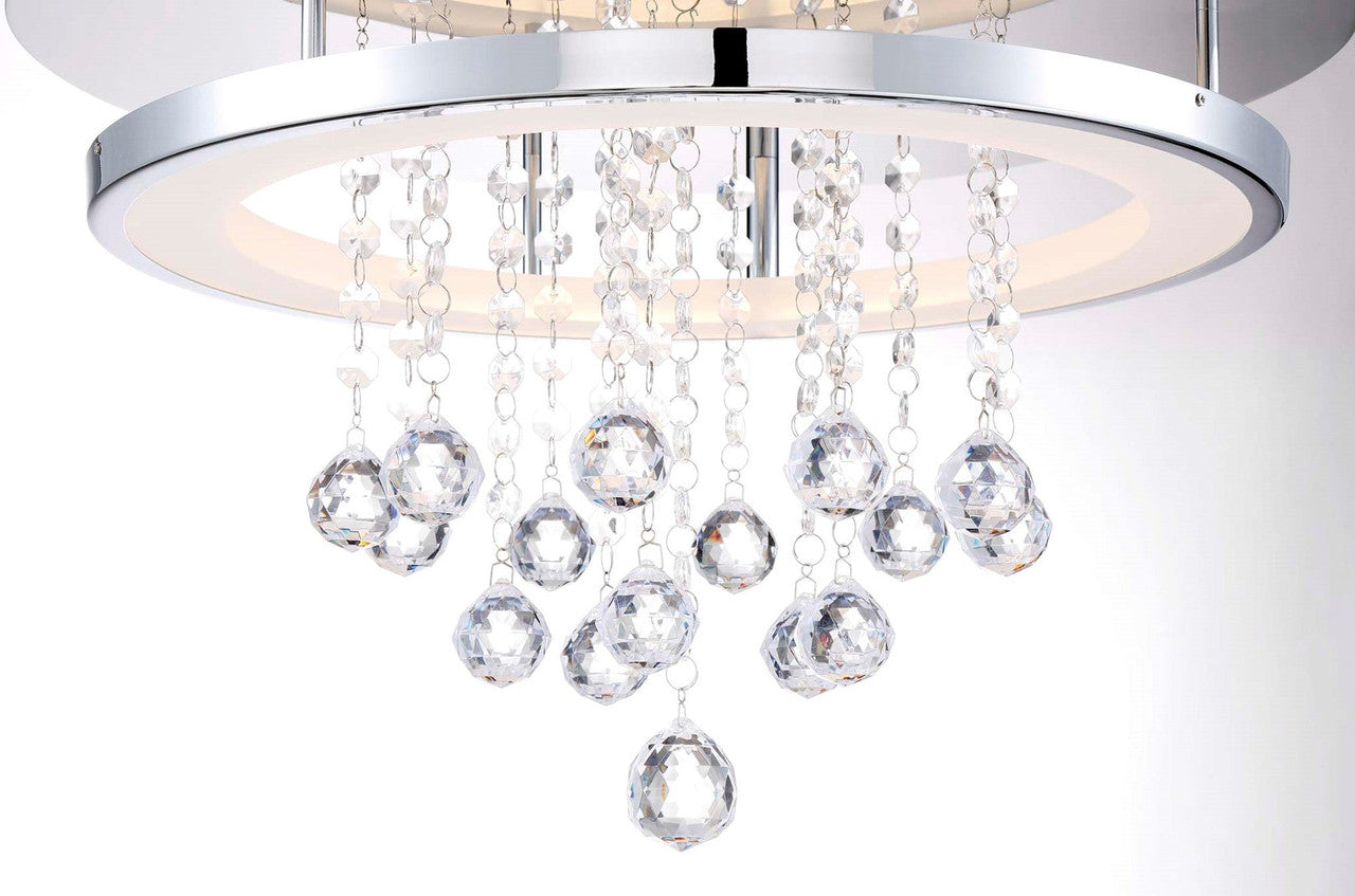 Arnsberg Dorian LED Ceiling Light in Chrome 657211806