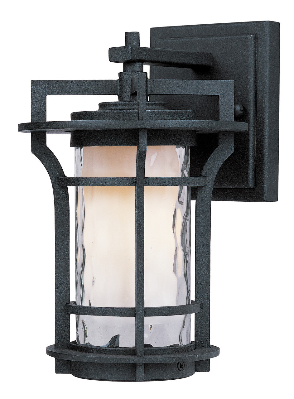 Maxim Oakville LED 1-Light Outdoor Wall Lantern in Black Oxide 65782WGBO