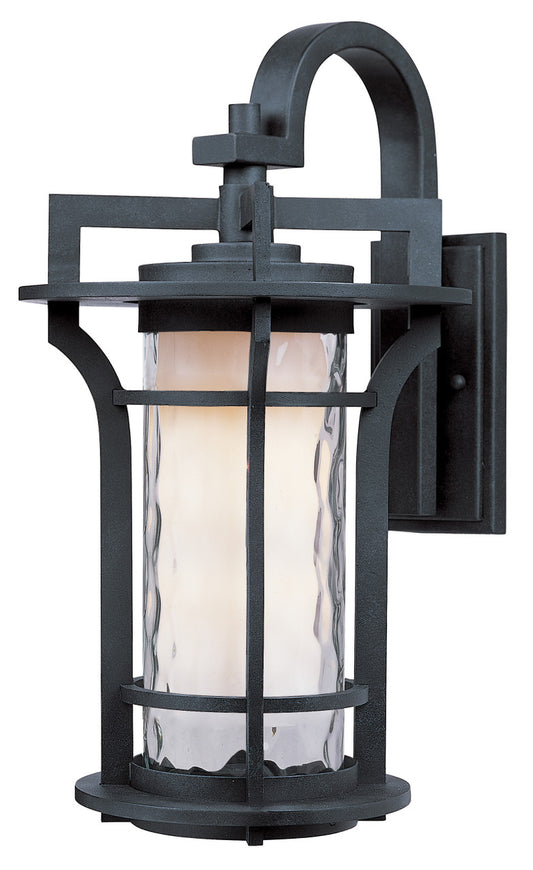 Maxim Oakville LED 1-Light Outdoor Wall Lantern in Black Oxide 65784WGBO