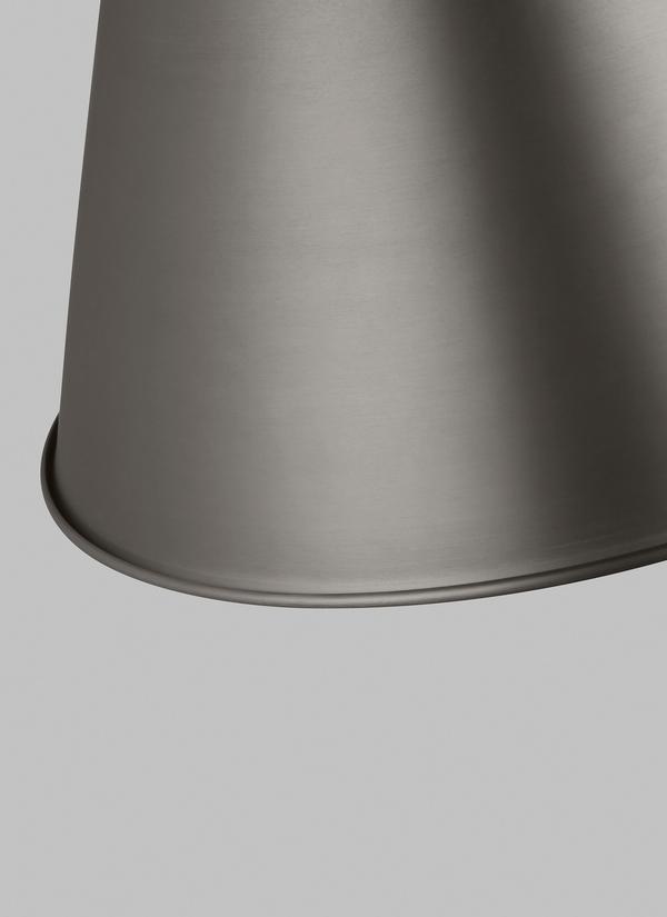 Visual Comfort Studio Thomas O'Brien Gordon One Light Small Pendant in Antique Brushed Nickel 6585101-965