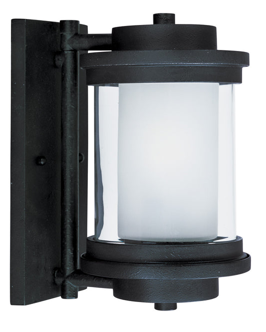 Maxim Lighthouse LED 1-Light Outdoor Wall Sconce in Anthracite 65862CLFTAR