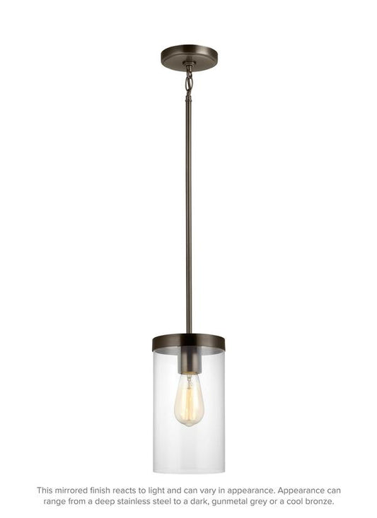 Visual Comfort Studio Sean Lavin Zire One Light Pendant in Brushed Oil Rubbed Bronze 6590301-778