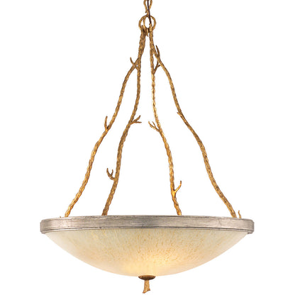 Corbett Lighting Parc Royale Chandelier in Gold And Silver Leaf 66-44