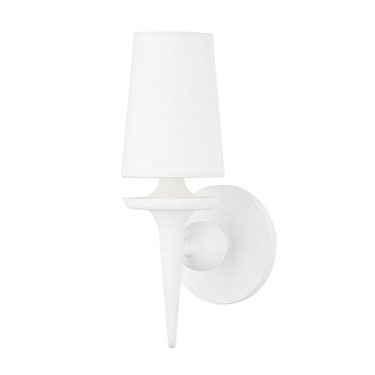 Hudson Valley Lighting Torch Wall Sconce in White Plaster 6601-WP