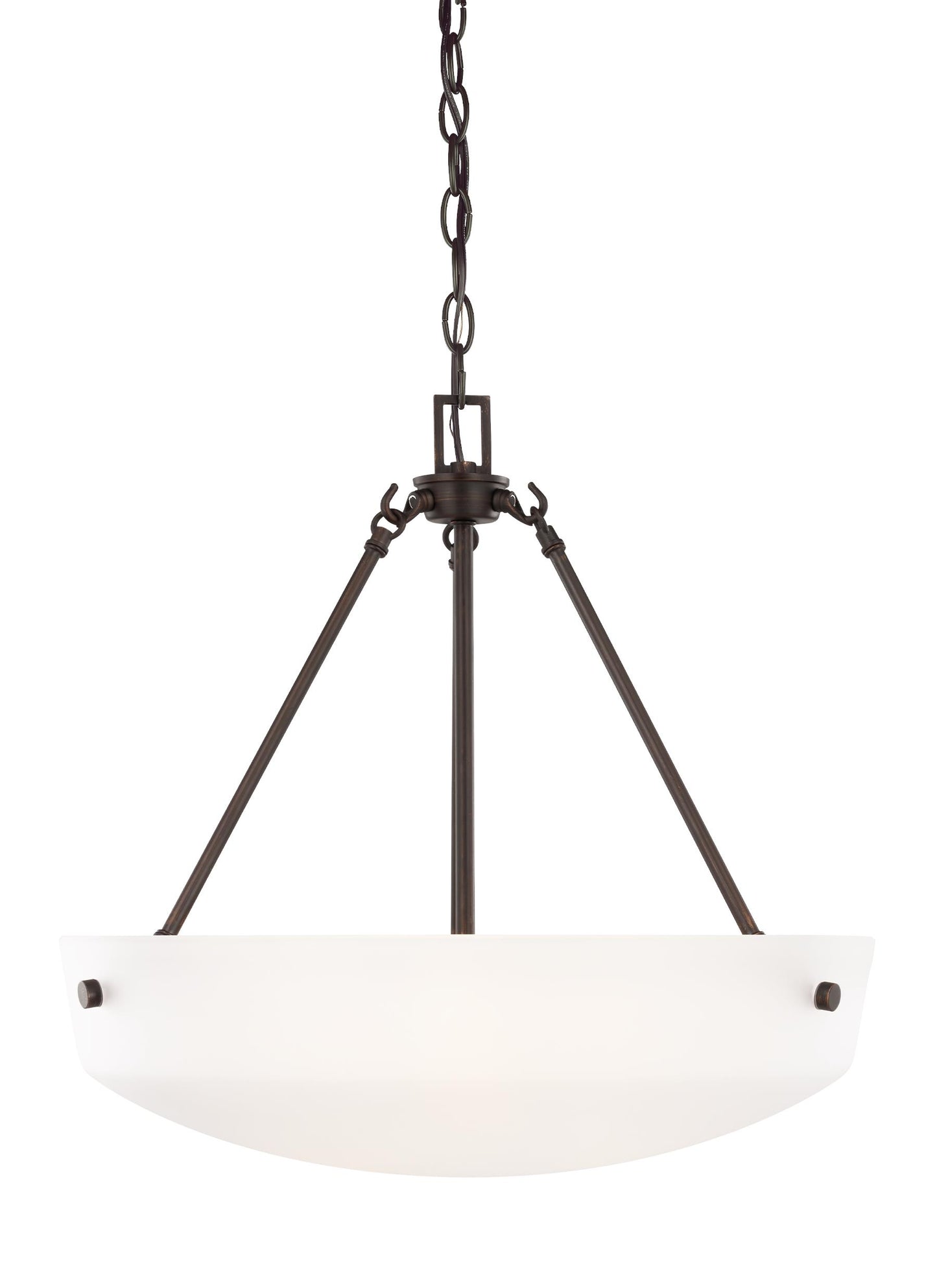 Generation Lighting Kerrville Three Light Pendant in Bronze 6615203-710