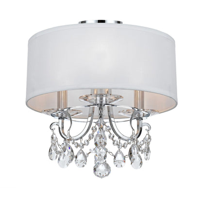 Crystorama Othello 3 Light Polished Chrome Ceiling Mount 6623-CH-CL-MWP_CEILING