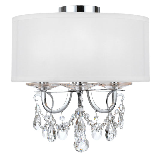 Crystorama Othello 3 Light Polished Chrome Ceiling Mount 6623-CH-CL-MWP_CEILING