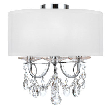 Crystorama Othello 3 Light Polished Chrome Ceiling Mount 6623-CH-CL-MWP_CEILING