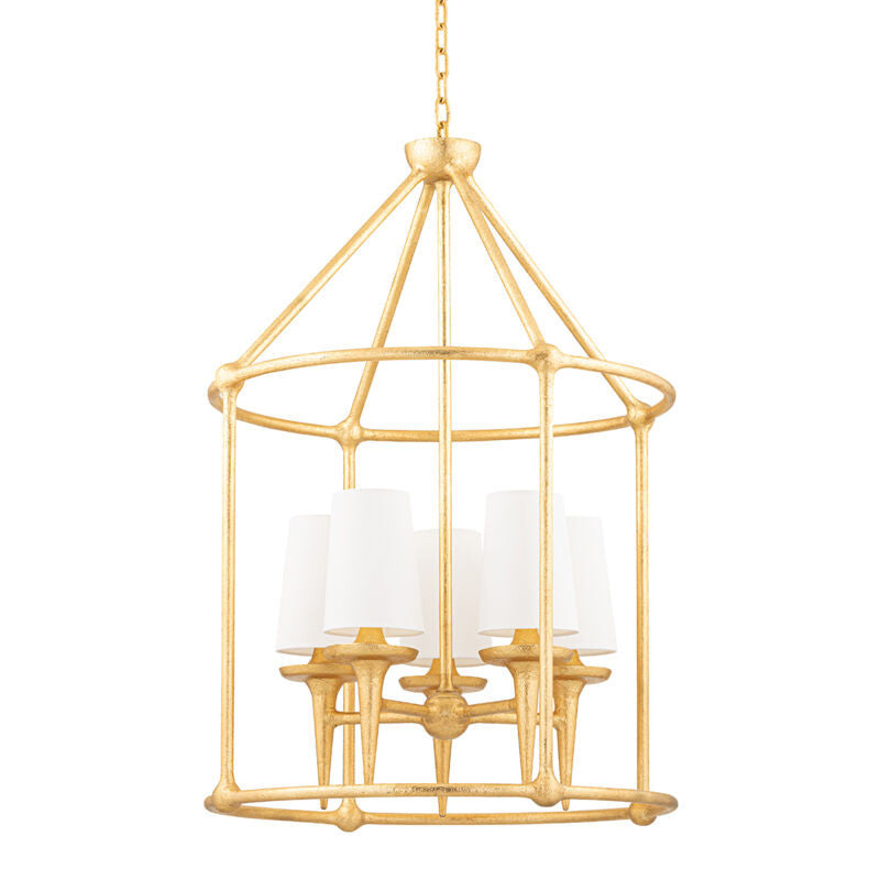 Hudson Valley Lighting Torch Lantern in Gold Leaf 6625-GL