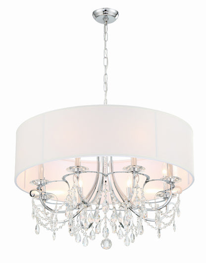 Crystorama Othello 8 Light Polished Chrome Chandelier 6628-CH-CL-MWP