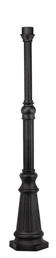 Hinkley Lighting 6.5 Foot Surface Mount Post (Anchor Base) Black 6638BK