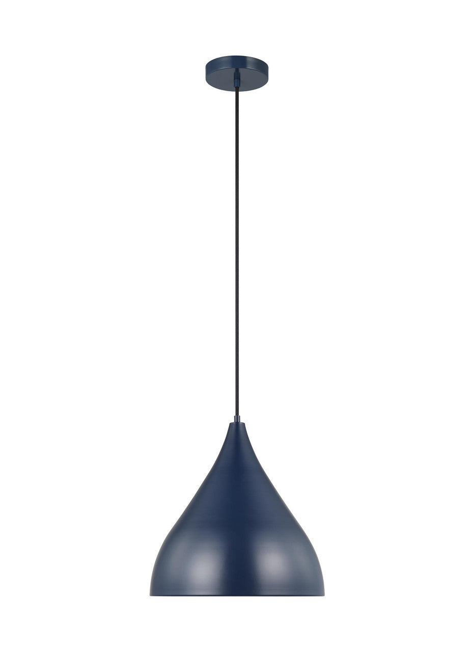 Sea Gull Lighting Oden Medium Pendant Navy 6645301-127