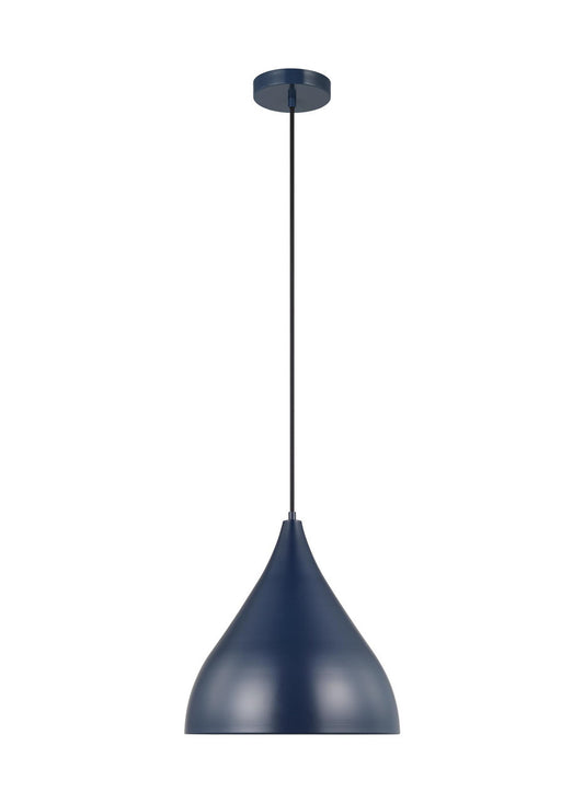 Sea Gull Lighting Oden Medium Pendant Navy 6645301-127