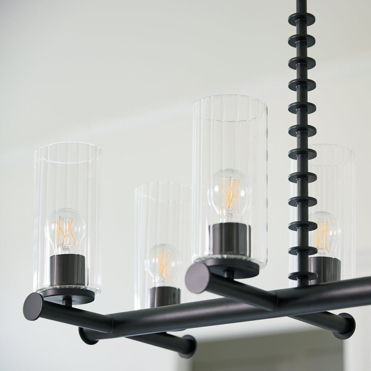 Quorum  Lee Boulevard 6 Light Linear - Matte Black 665-6-59