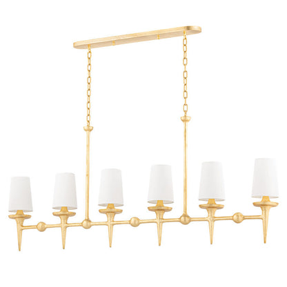 Hudson Valley Lighting Torch Linear in Gold Leaf 6658-GL