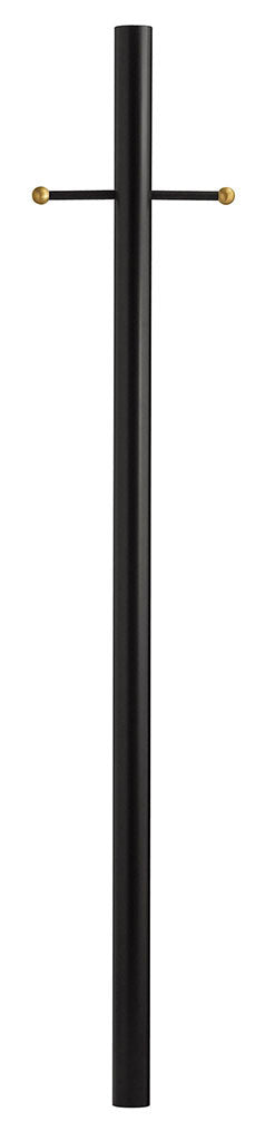 Hinkley Lighting 7 FootDirect Burial Post with Ladder Rest Textured Black 6661TK