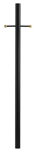 Hinkley Lighting 7 FootDirect Burial Post with Ladder Rest Textured Black 6661TK