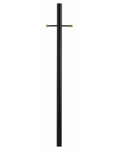 Hinkley Lighting 7 FootDirect Burial Post with Accessories Textured Black 6667TK