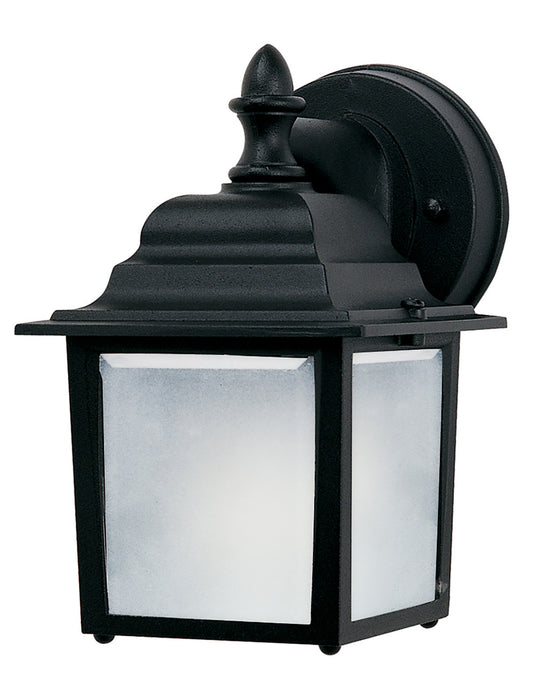 Maxim Builder Cast LED 1-Light Outdoor Wall Mount in Black 66924BK