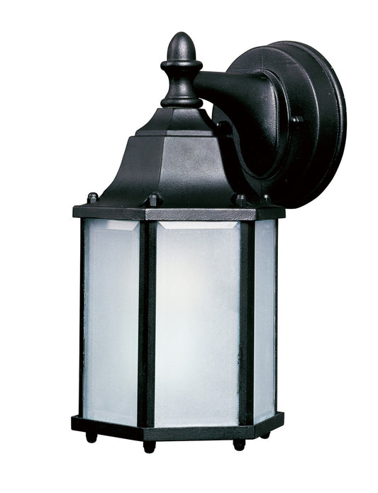 Maxim Builder Cast LED 1-Light Outdoor Wall Mount in Black 66926BK