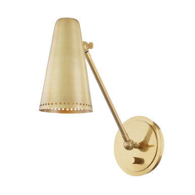 Hudson Valley Lighting Easley Wall Sconce in Aged Brass 6731-AGB