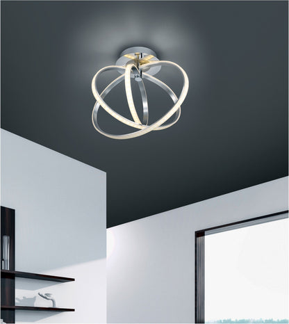 Arnsberg Corland LED Ceiling Light in Chrome 674312406