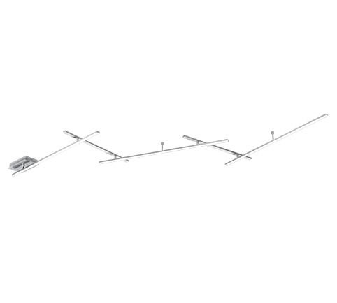 Arnsberg Highway Multiline Ceiling Light in Satin Nickel 674610507