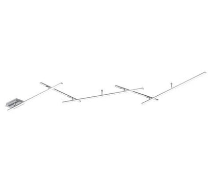 Arnsberg Highway Multiline Ceiling Light in Satin Nickel 674610507